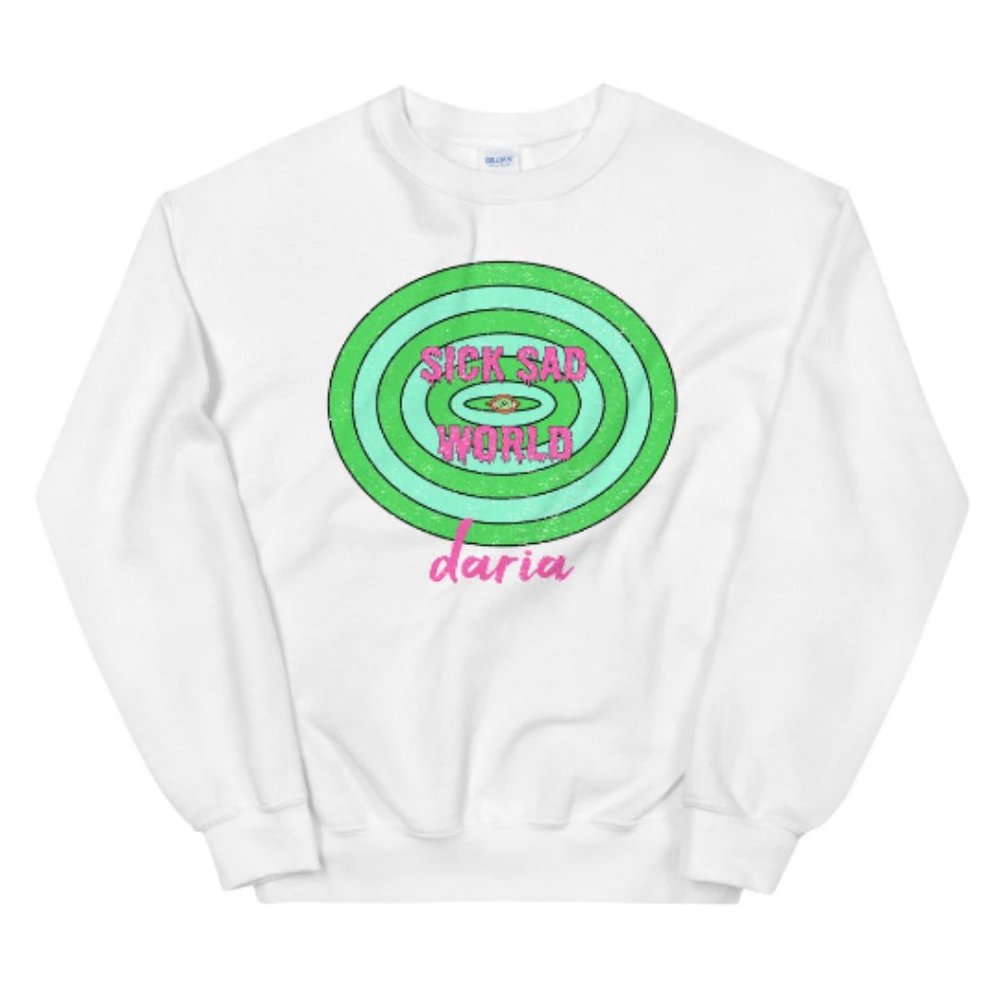 Daria Sick Sad World Crew Neck Sweatshirt - Picture 5 of 6
